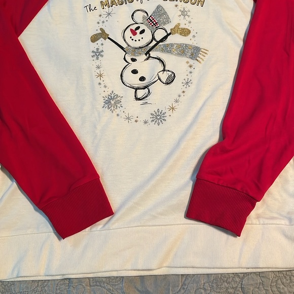 Holiday Mickey Snowman Long Sleeve Shirt - Picture 3 of 12